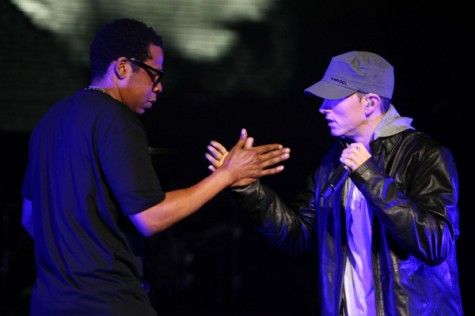 Eminem Jay-Z Eminem, Jay-Z team for two stadium concerts