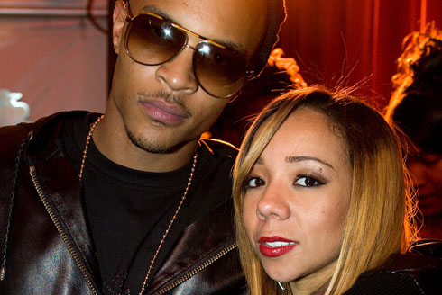 Rapper T.I. and girlfriend Tiny